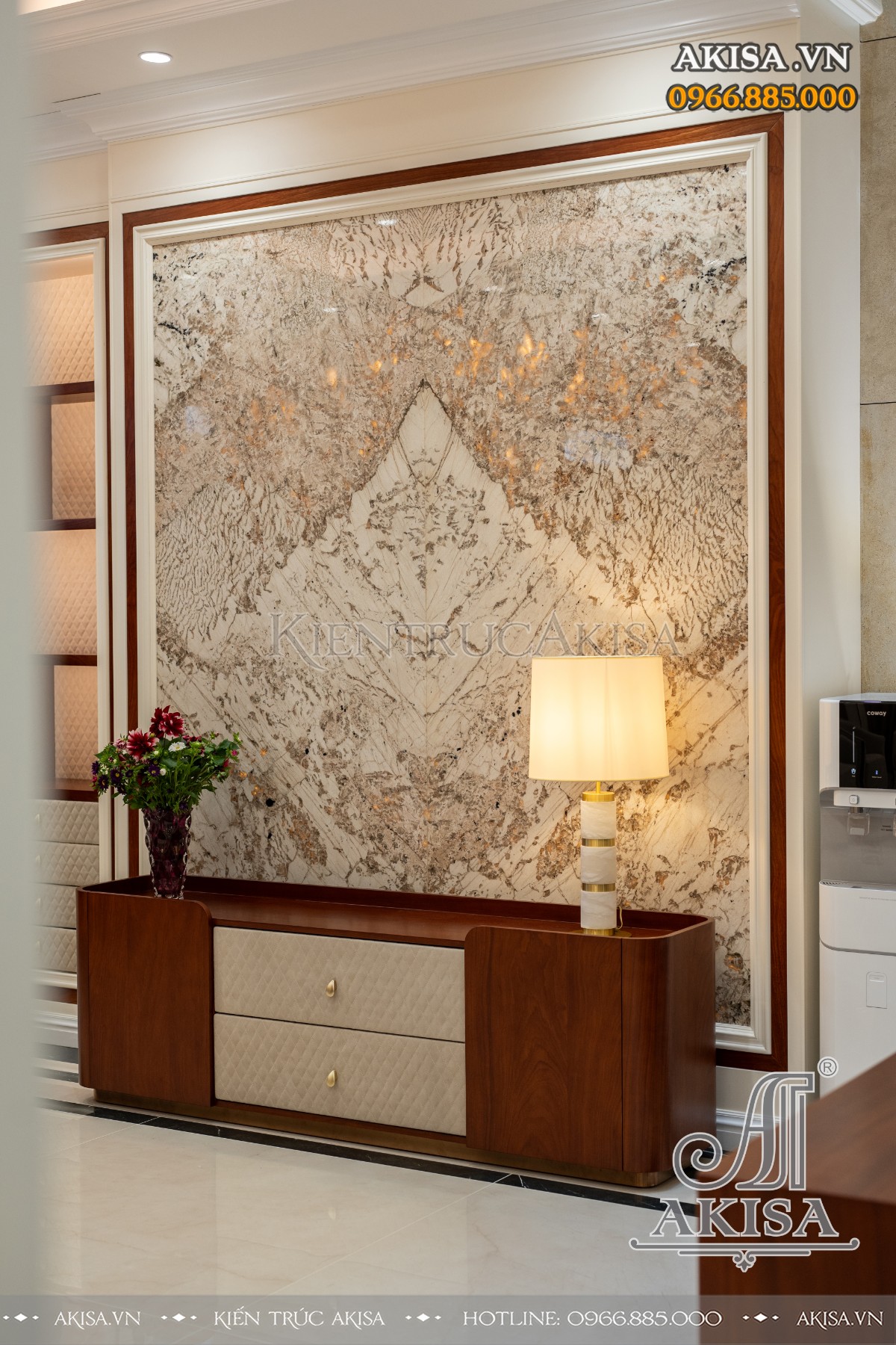 hoàn thiện nội thất biệt thự liệt kề - phòng khách