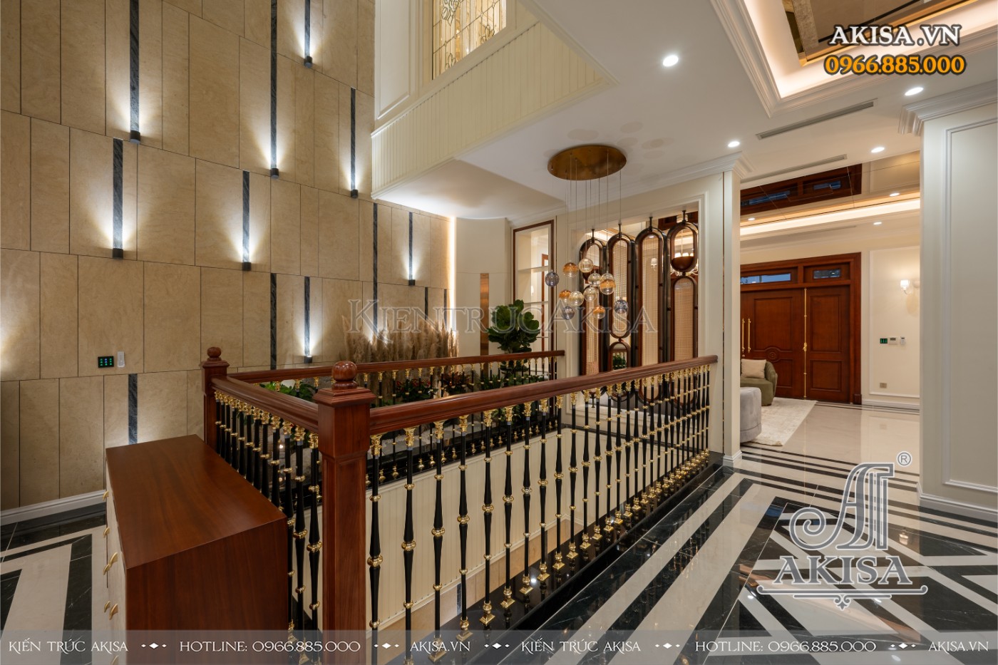 hoàn thiện nội thất biệt thự liệt kề - phòng khách