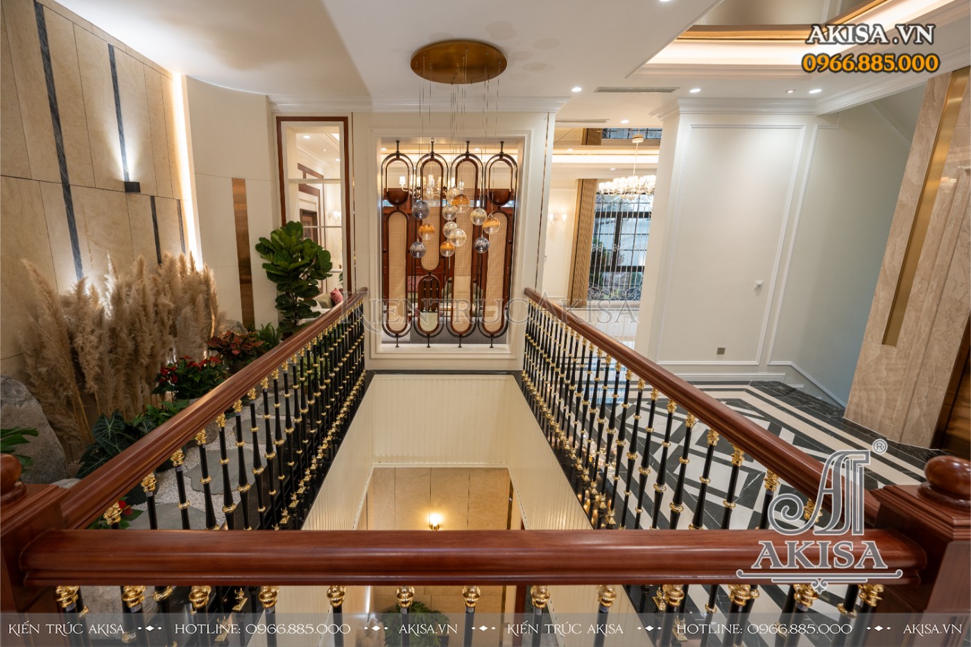 hoàn thiện nội thất biệt thự liệt kề - phòng khách