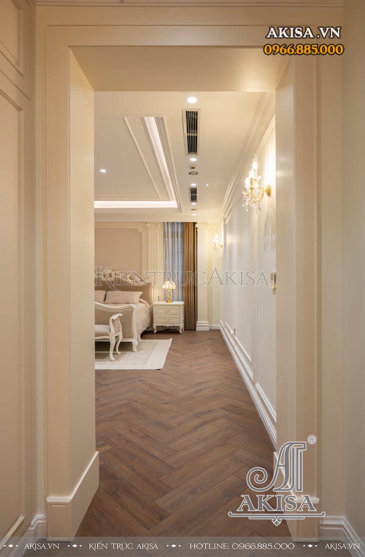 hoàn thiện nội thất biệt thự liệt kề - phòng ngủ 01