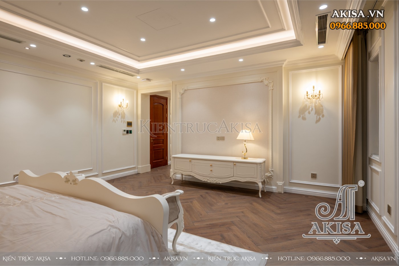 hoàn thiện nội thất biệt thự liệt kề - phòng ngủ 01