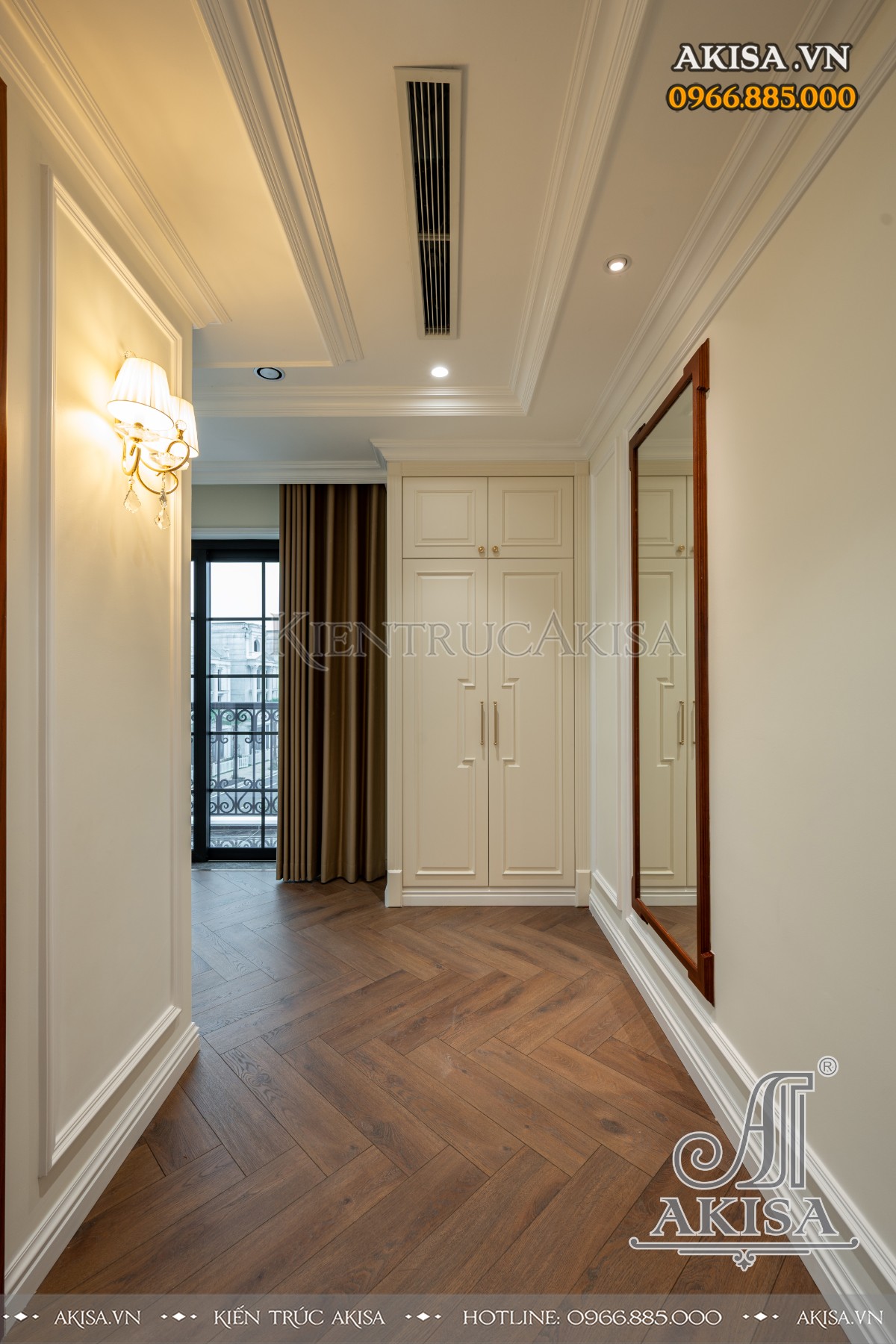 hoàn thiện nội thất biệt thự liệt kề - phòng ngủ 03