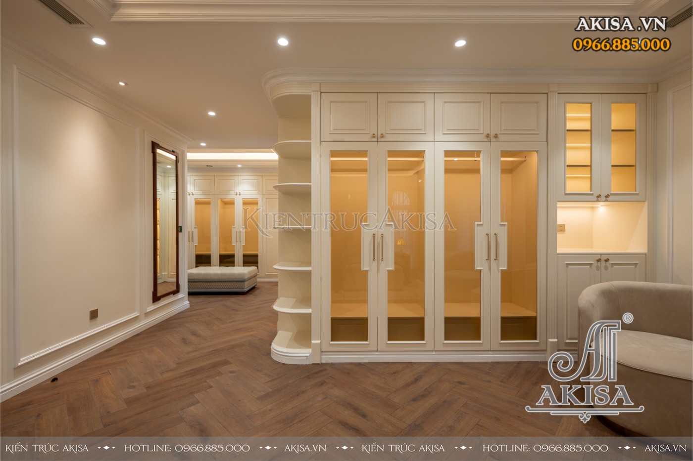 hoàn thiện nội thất biệt thự liệt kề - phòng ngủ 04