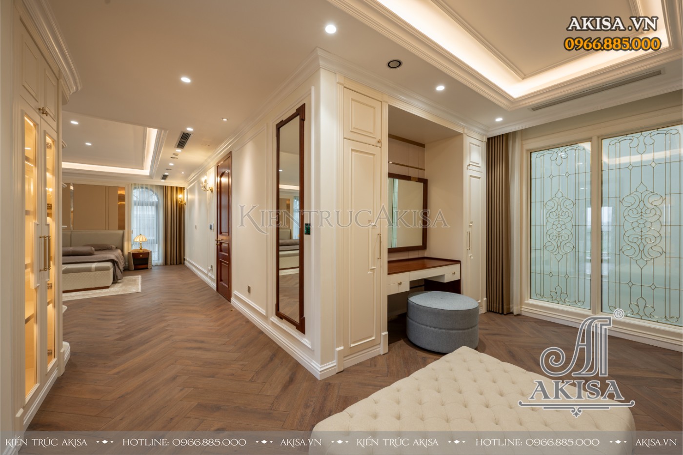 hoàn thiện nội thất biệt thự liệt kề - phòng ngủ 04