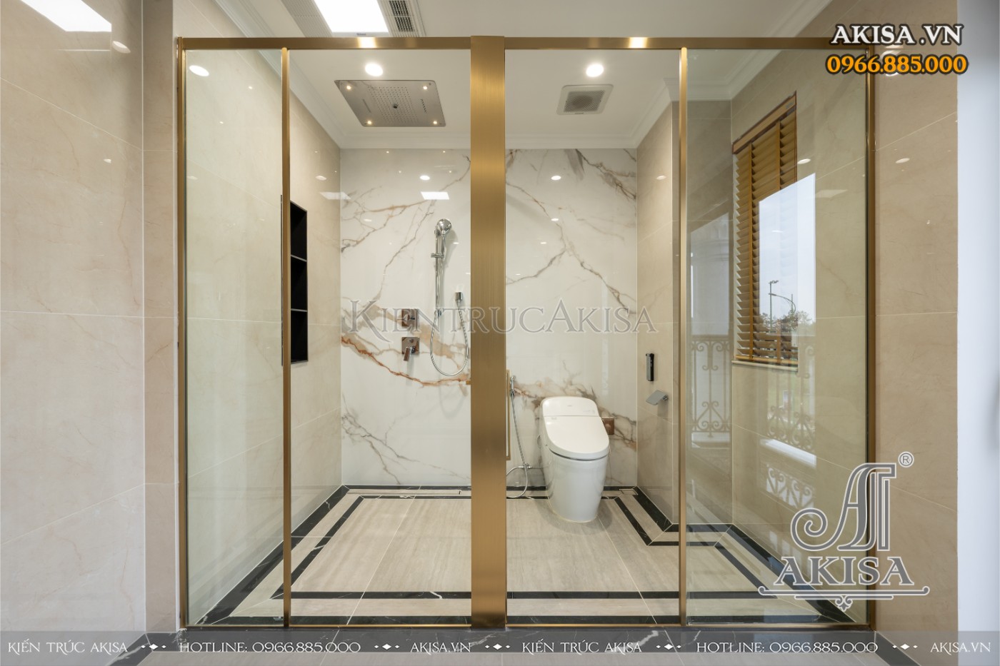 hoàn thiện nội thất biệt thự liệt kề - phòng WC