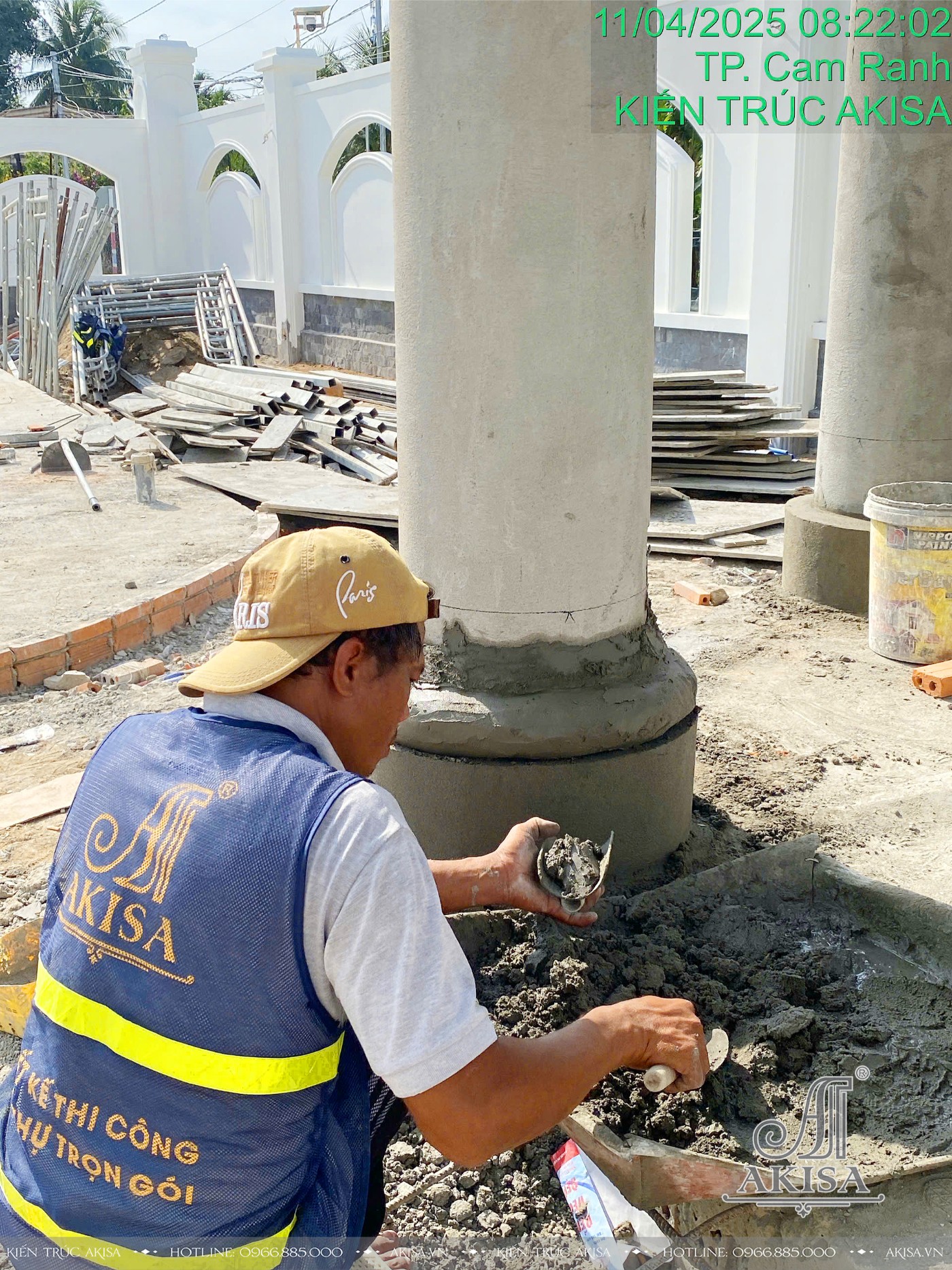 Thi công kiến trúc biệt thự 2 tầng tại Khánh Hòa 