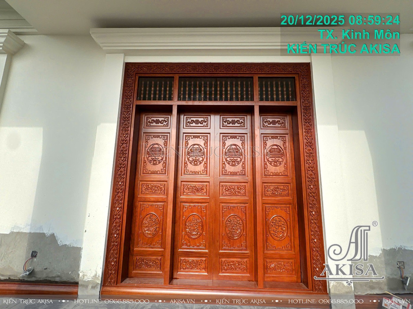 Hình ảnh thi công nội thất biệt thự 2 tầng tại Hải Dương - Phòng thờ