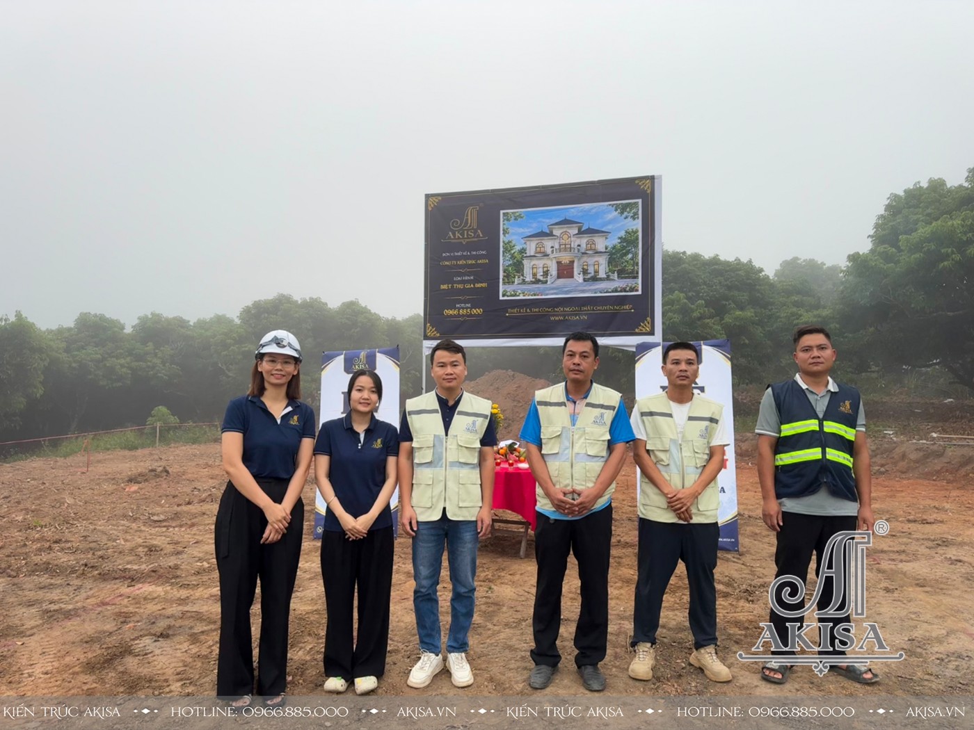 Lễ khởi công xây dựng biệt thự 2 tầng 