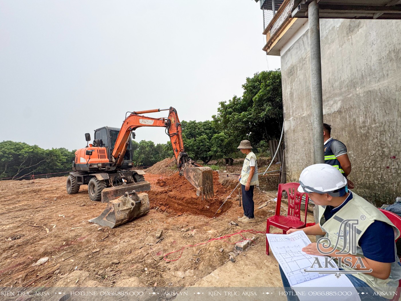 Lễ khởi công xây dựng biệt thự 2 tầng 