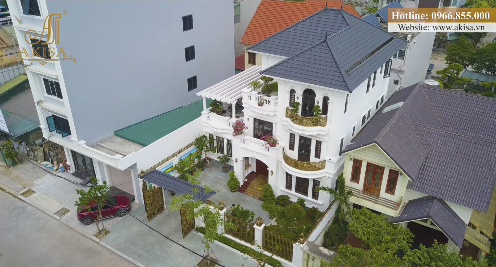 Cập nhật hình ảnh hoàn thiện thi công biệt thự 3 tầng tại Quảng Ninh