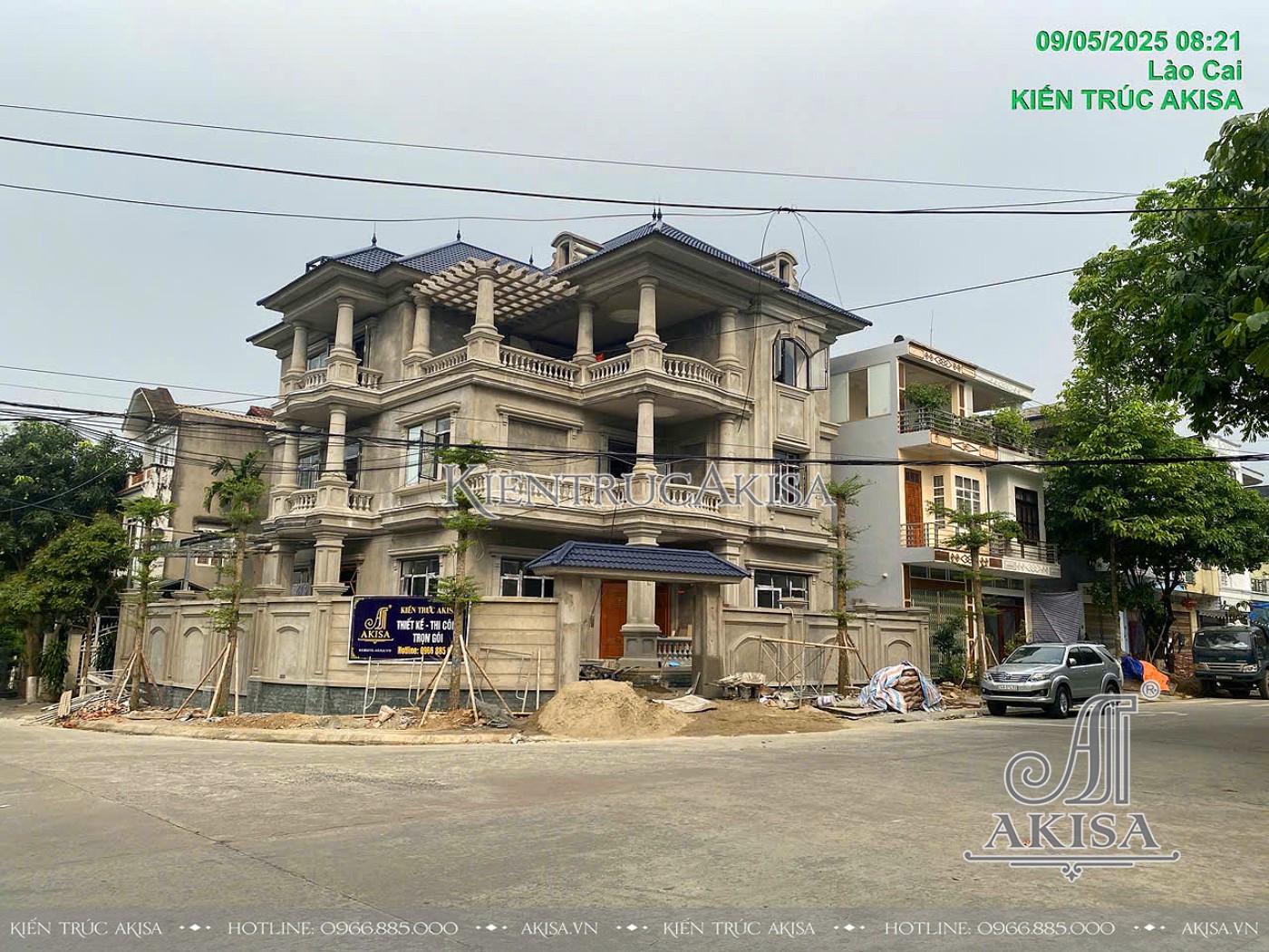 Thiết kế và thi công trọn gói biệt thự 3 tầng tại Lào Cai