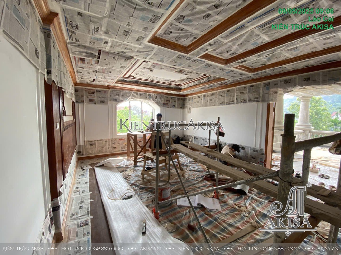 Thi công nội thất biệt thự 3 tầng tại Lào Cai