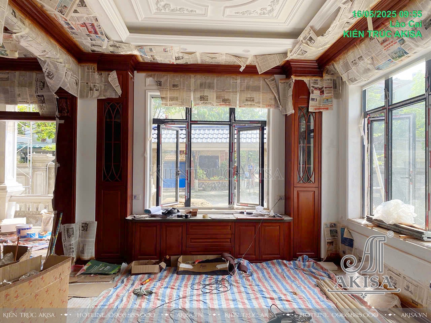 Thi công nội thất biệt thự 3 tầng tại Lào Cai