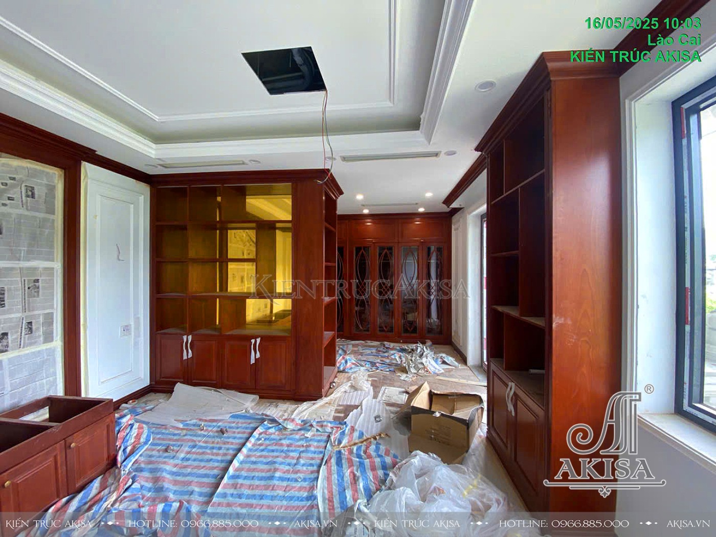 Thi công nội thất biệt thự 3 tầng tại Lào Cai