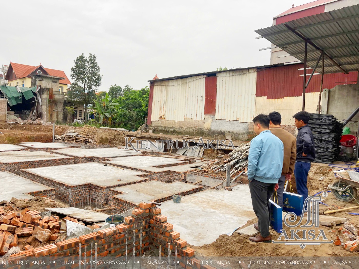 Giám sát thi công lâu đài 3 tầng tại Bắc Ninh 