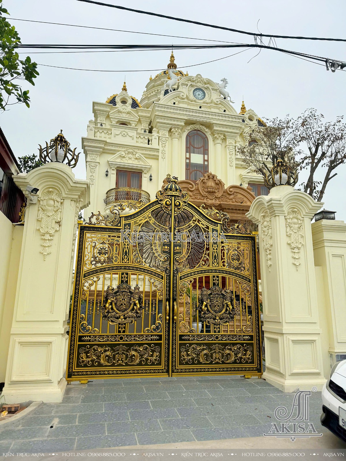 Giám sát thi công biệt thự lâu đài cổ điển tại Bắc Ninh - TC33924