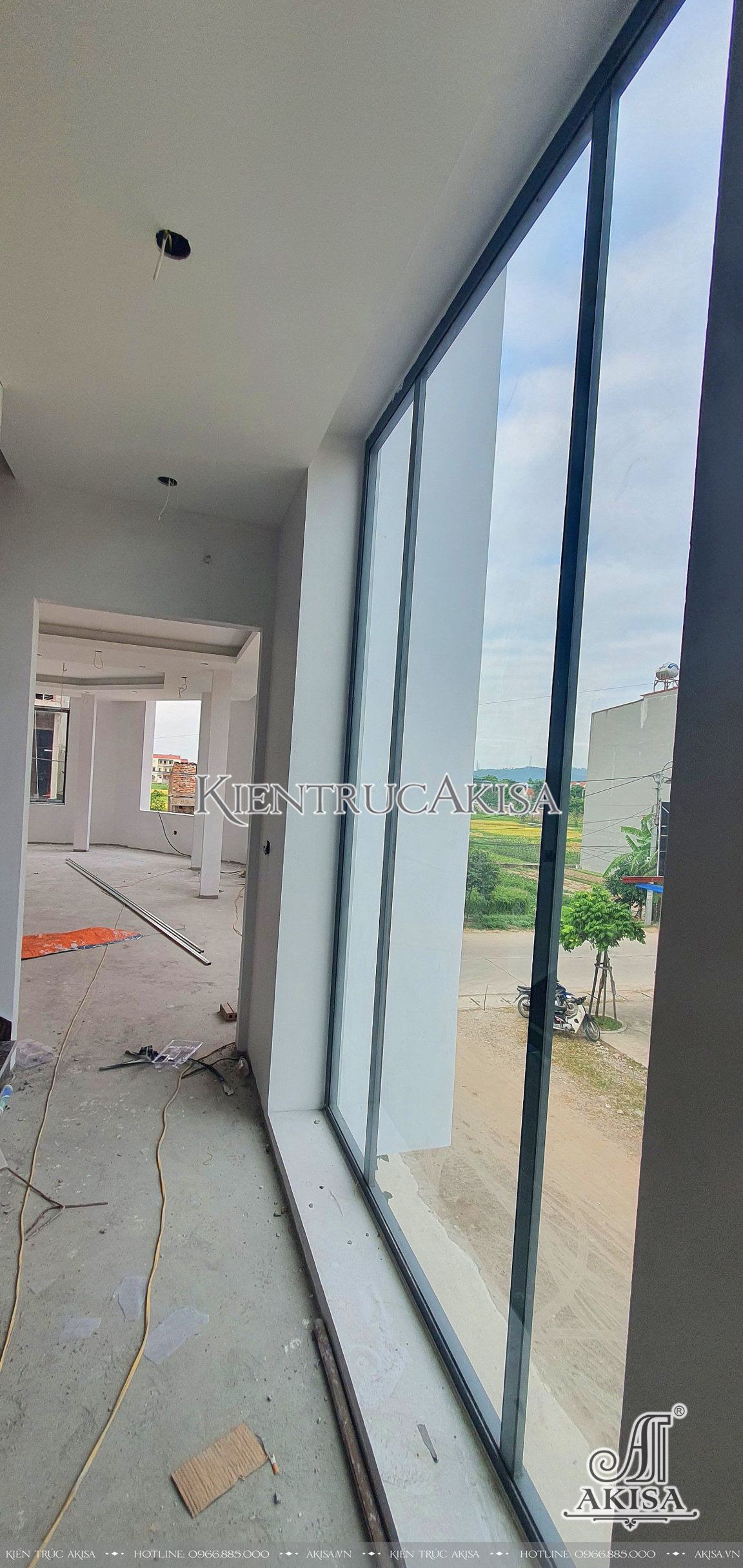 hình ảnh thi công nội thất nhà phố 4 tầng tại Bắc Ninh