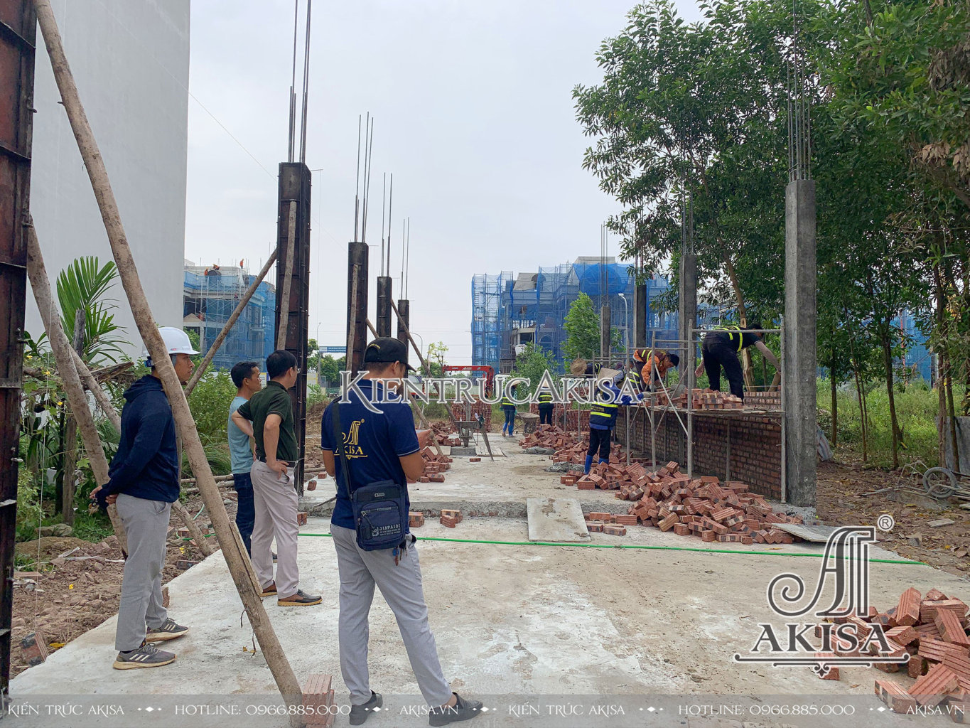 Akisa thiết kế và thi công trọn gói nhà phố hiện đại 4 tầng tại Bắc Giang