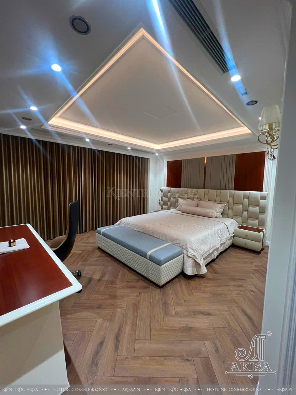 Thi công nội thất biệt thự liền kề - Thi công lắp đồ rời, đồ nội thất các phòng