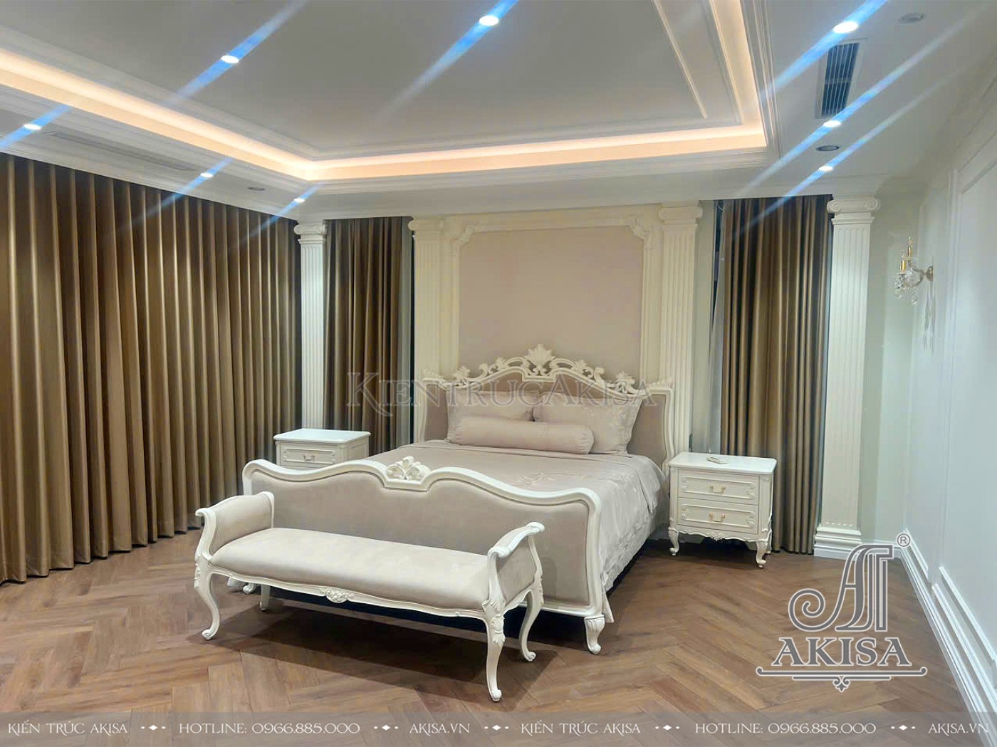 Thi công nội thất biệt thự liền kề - Thi công lắp đồ rời, đồ nội thất các phòng