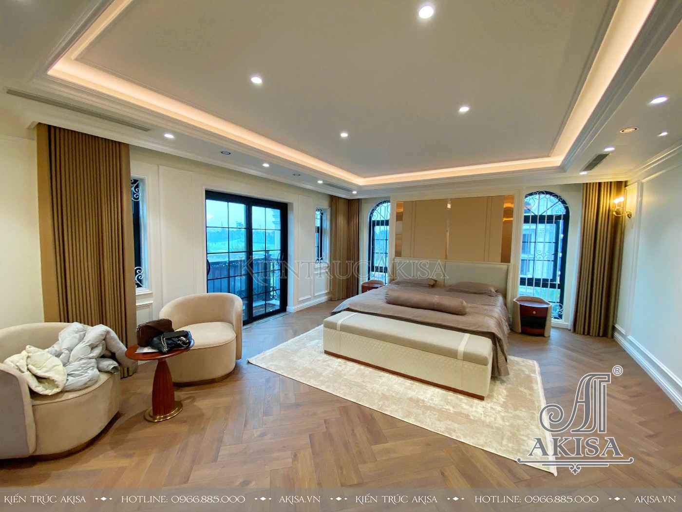 Thi công nội thất biệt thự liền kề - Thi công lắp đồ rời, đồ nội thất các phòng