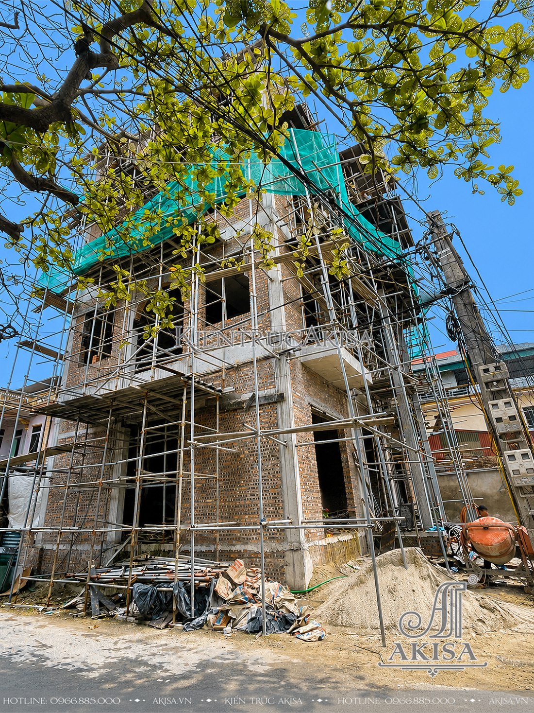 Giám sát thi công biệt thự tân cổ điển tại Bắc Ninh 