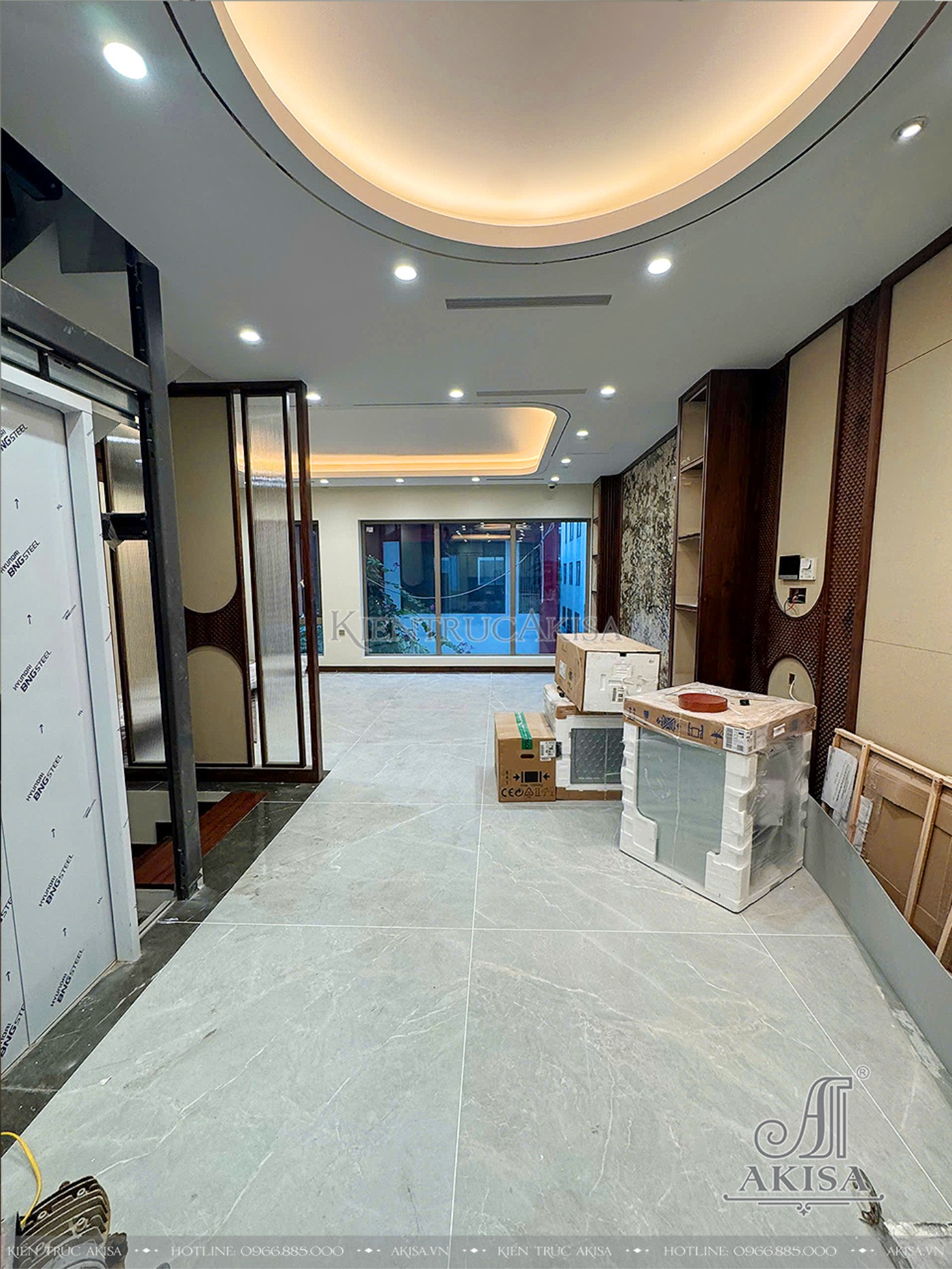 Thi công nội thất nhà phố hiện đại