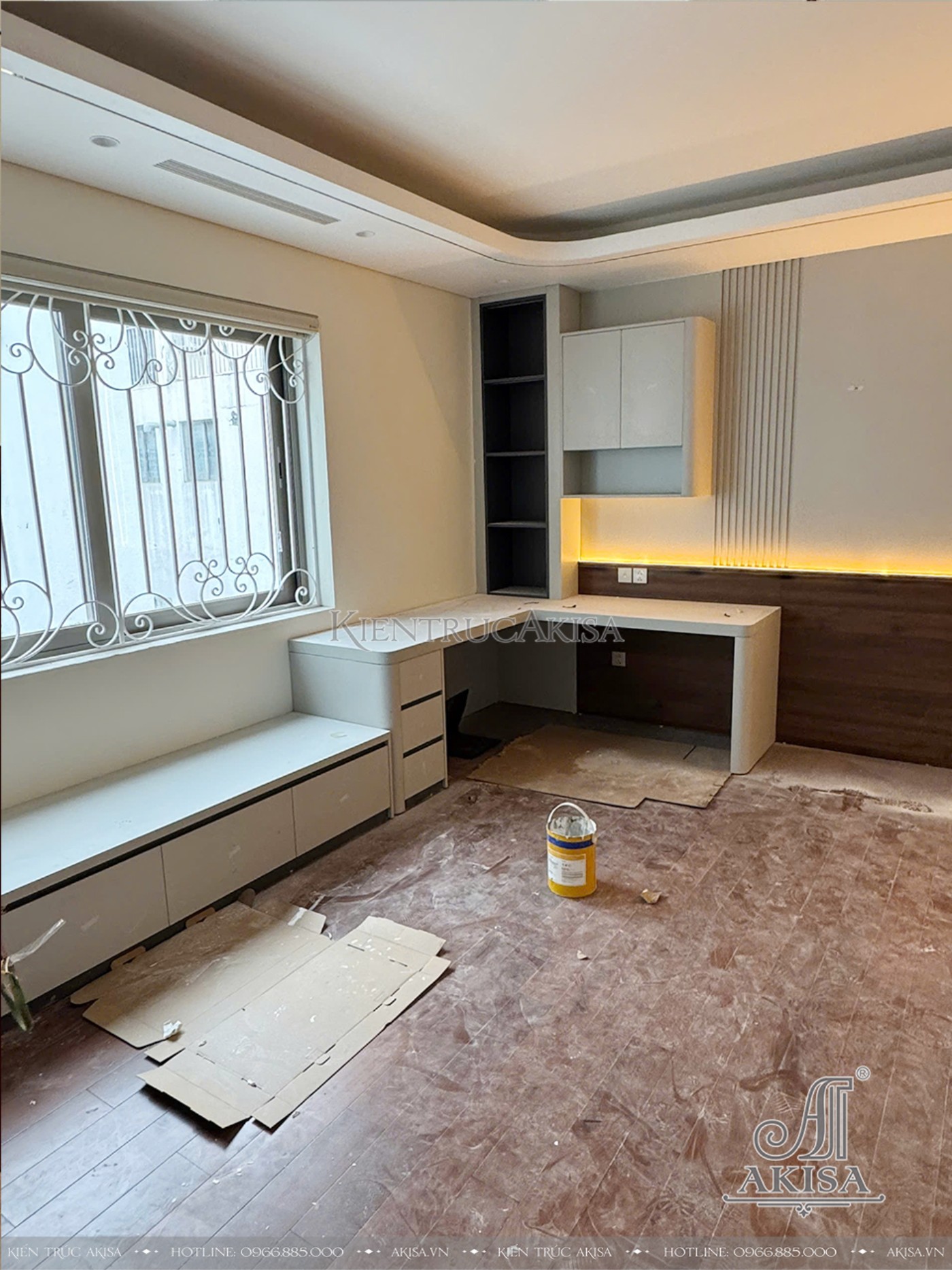 Thi công nội thất nhà phố hiện đại