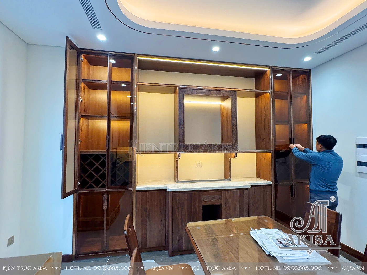 Thi công nội thất nhà phố hiện đại