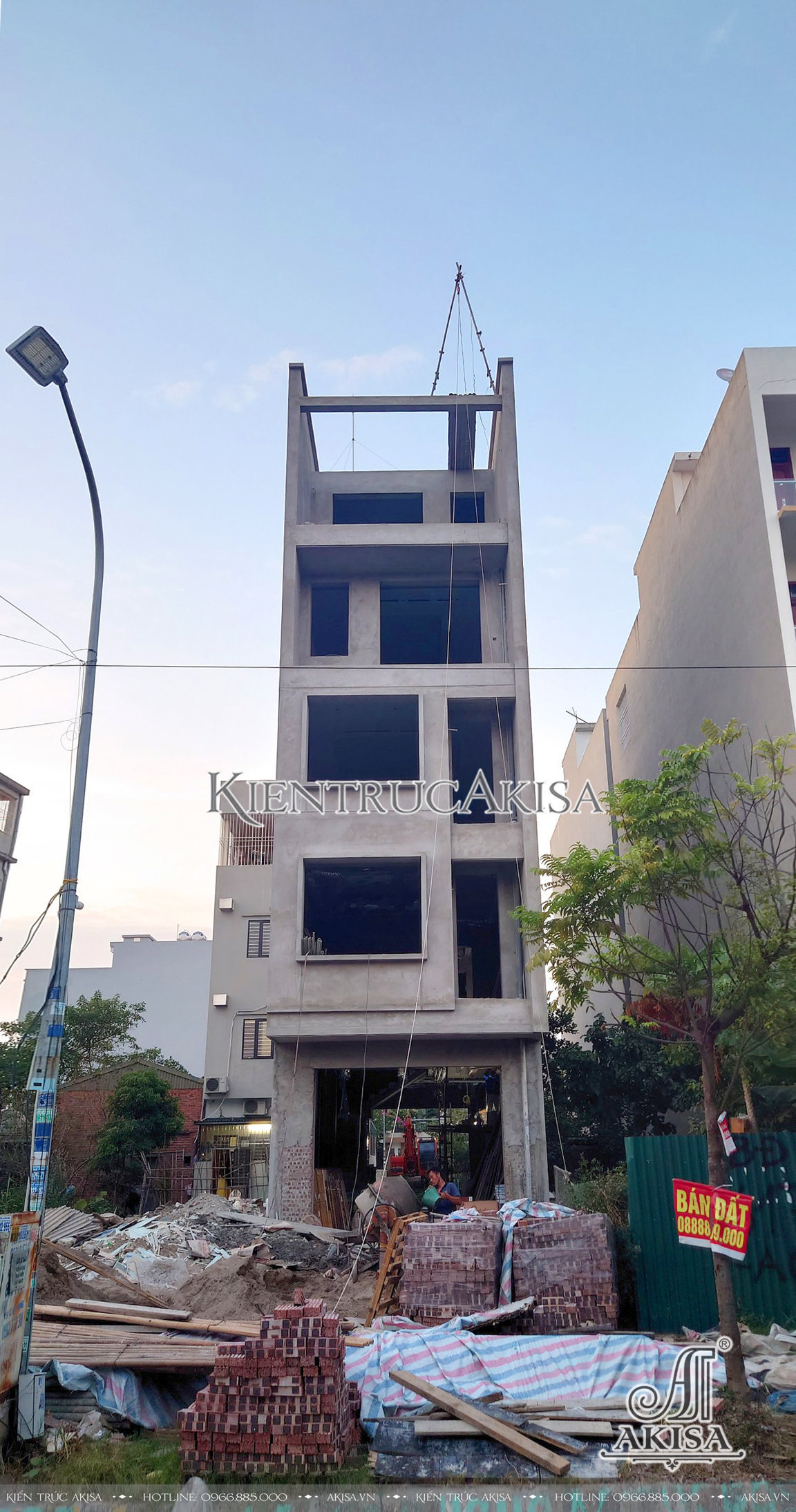 thi công trọn gói nhà phố 5 tầng tại Quảng Ninh - TC51872-KT