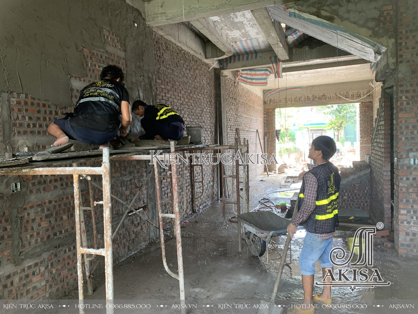 Kiến trúc Akisa thiết kế & thi công trọn gói nhà phố 5 tầng tại Quảng Ninh