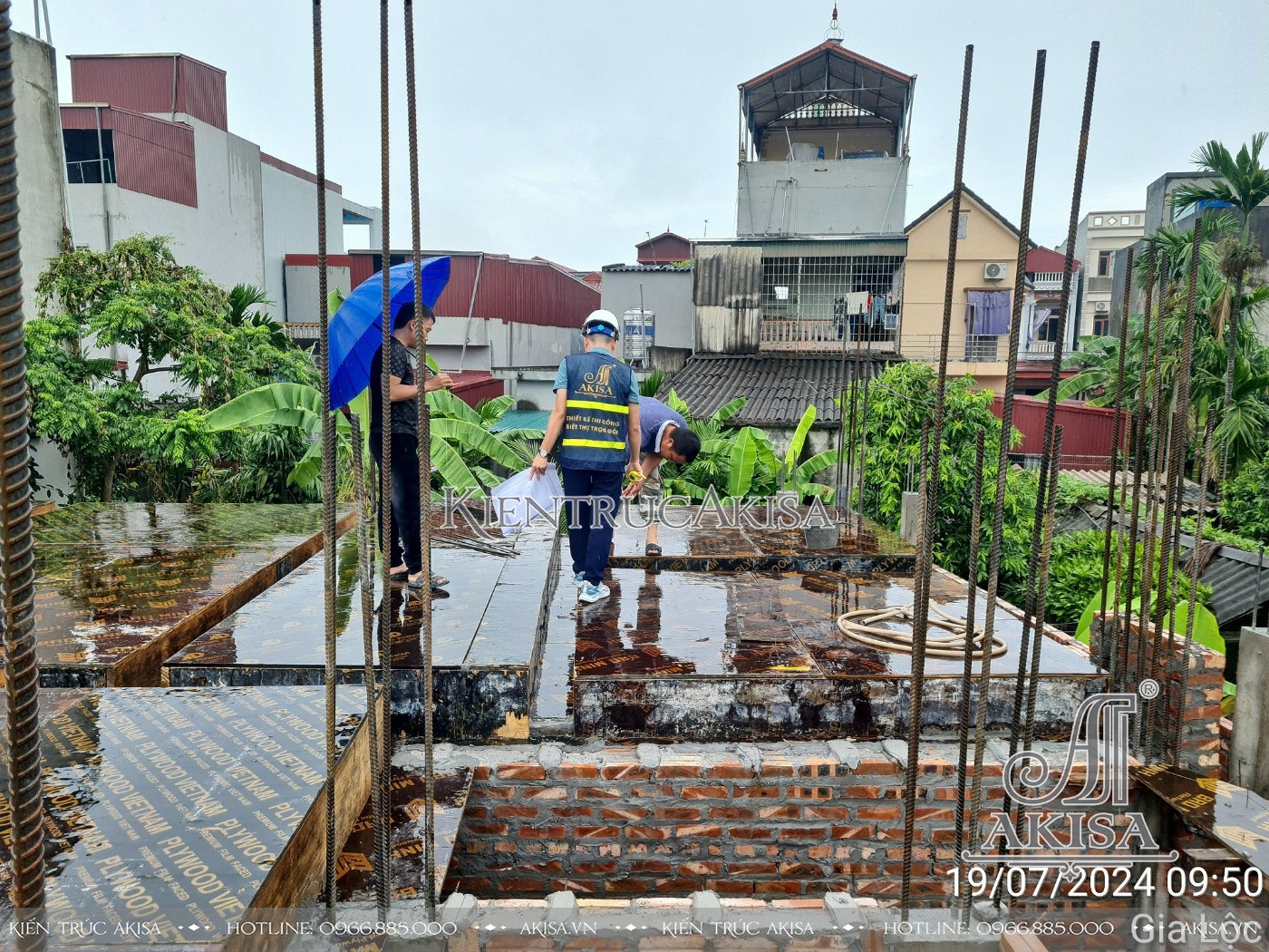 Giám sát thi công lâu đài biệt thự 5 tầng tại Hải Dương 