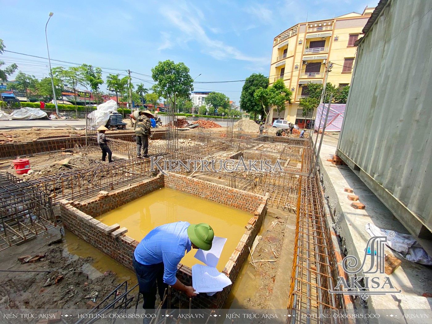 Giám sát thi công nhà phố 5 tầng tại Bắc Ninh