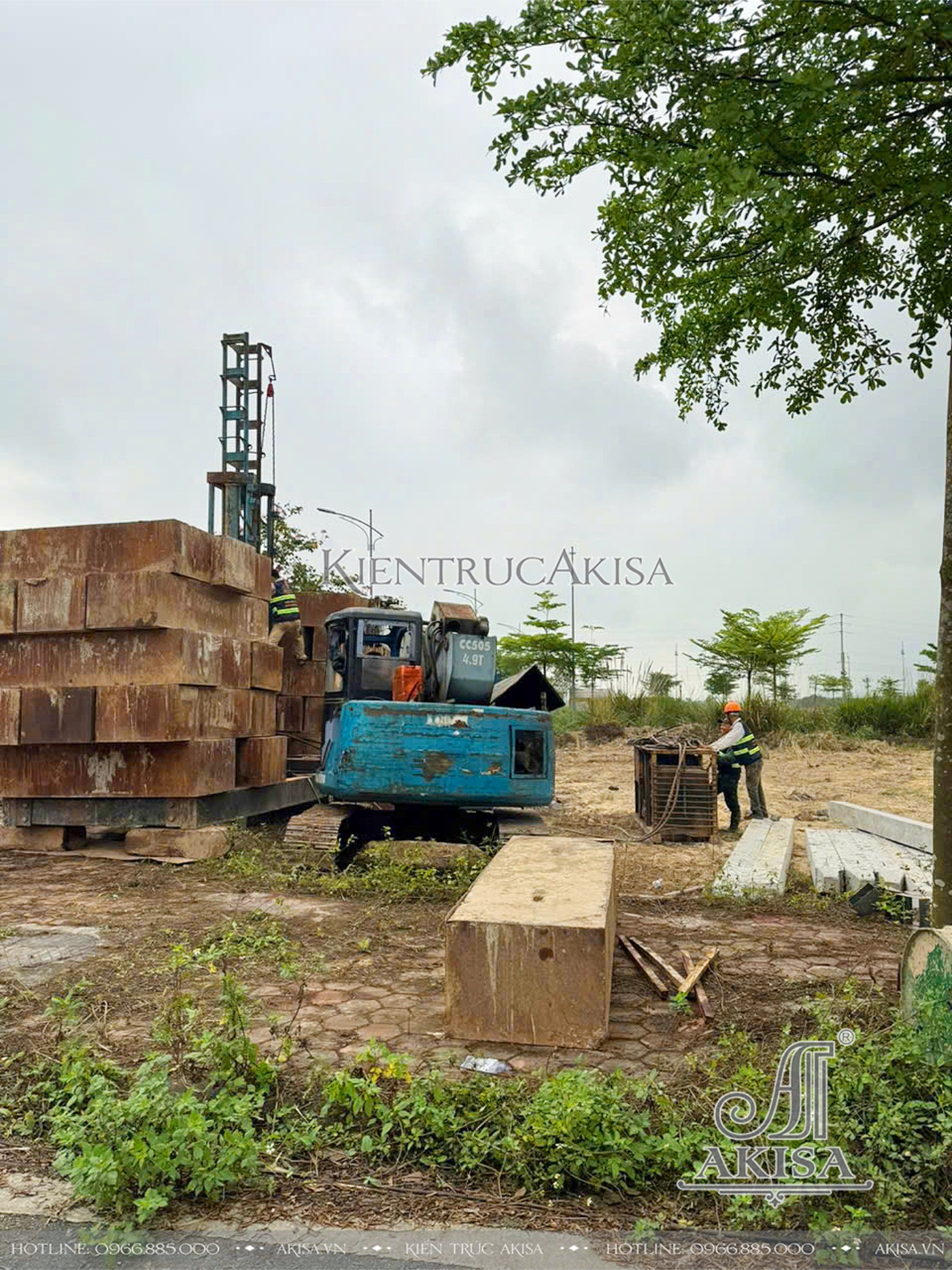 Khởi công dự án khách sạn 5 tầng