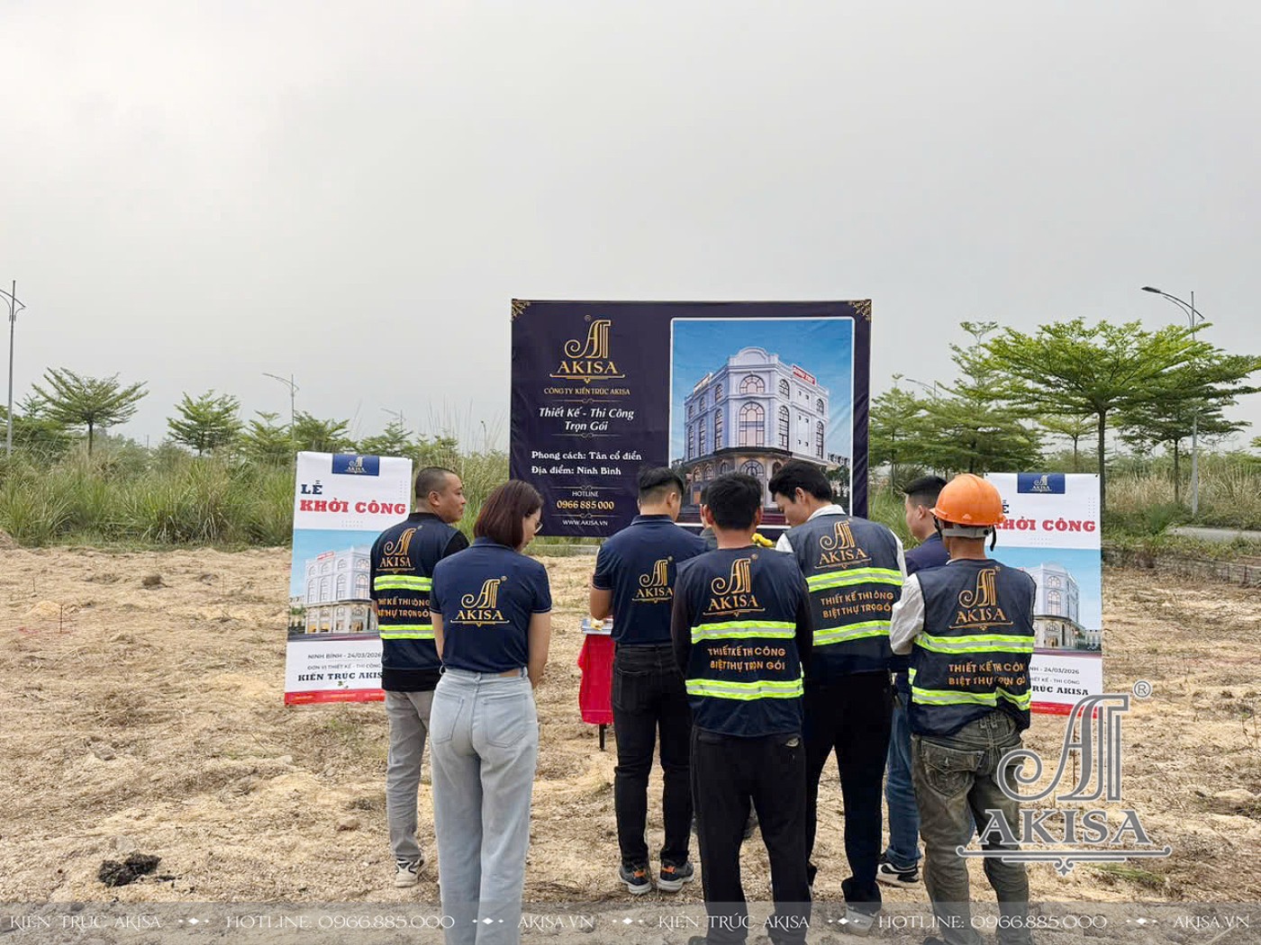 Khởi công dự án khách sạn 5 tầng