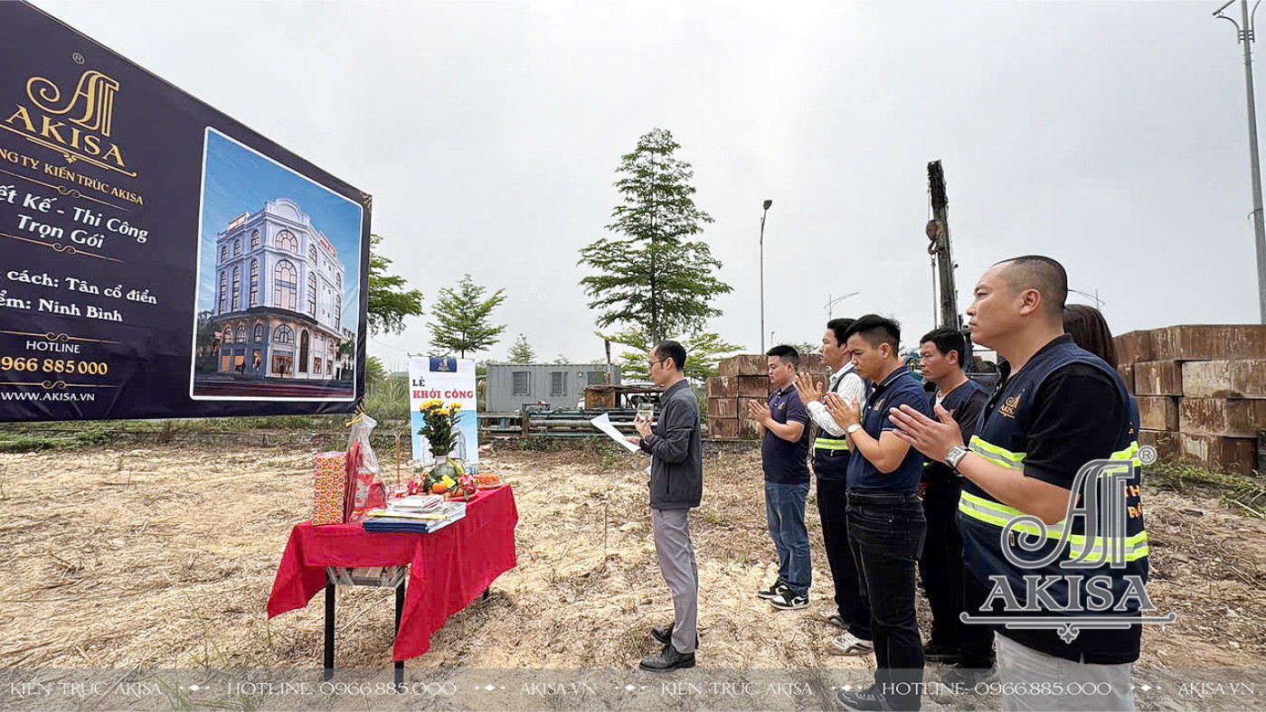 Khởi công dự án khách sạn 5 tầng