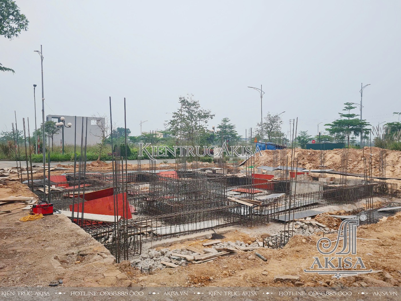 Thi công dự án khách sạn 5 tầng 
