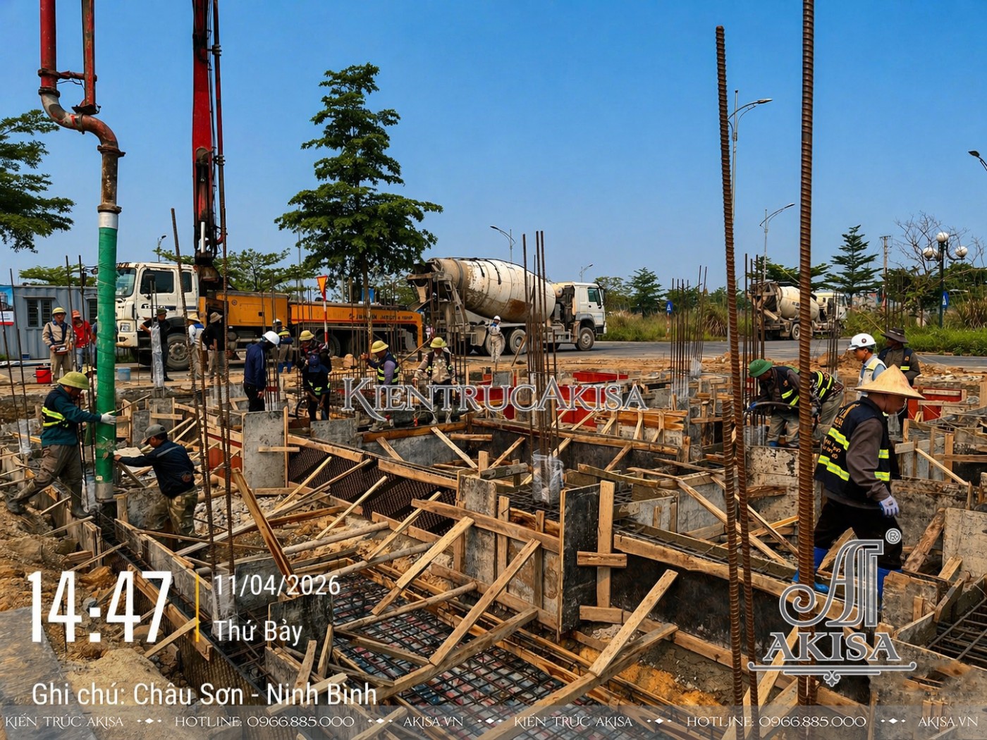 Thi công dự án khách sạn 5 tầng 