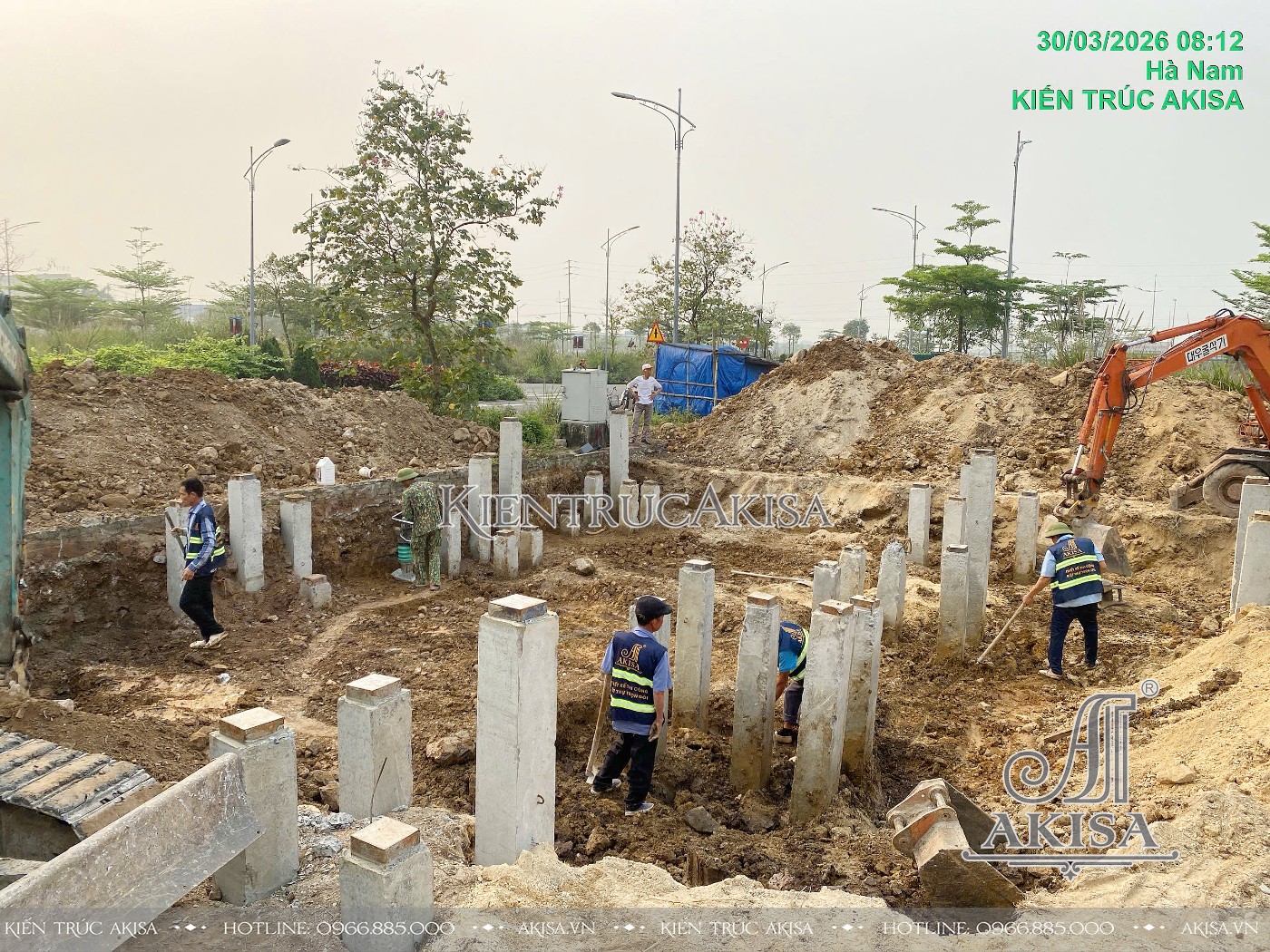 Thi công dự án khách sạn 5 tầng 