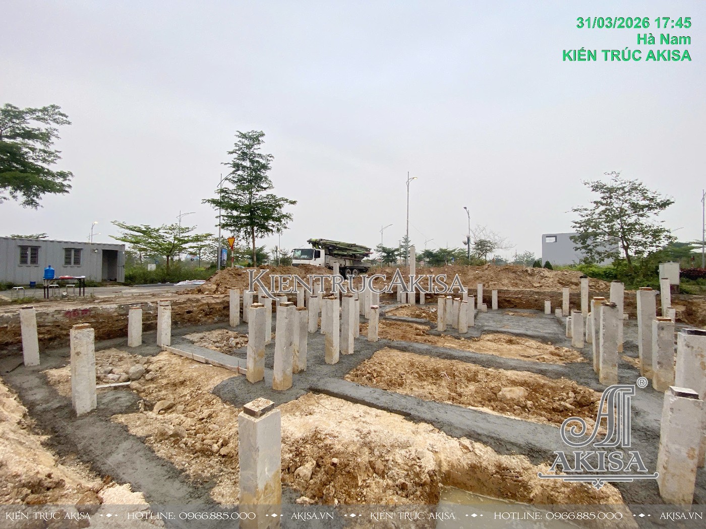 Thi công dự án khách sạn 5 tầng 