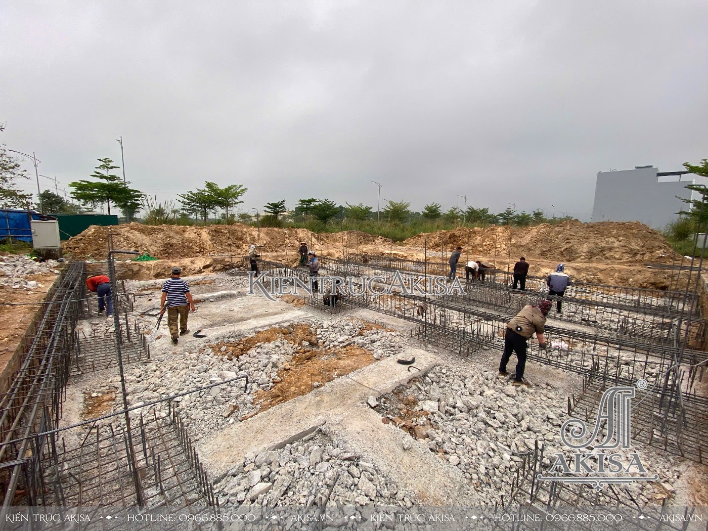 Thi công dự án khách sạn 5 tầng 