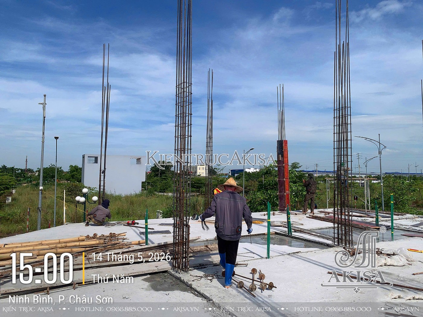 Thi công dự án khách sạn 5 tầng 