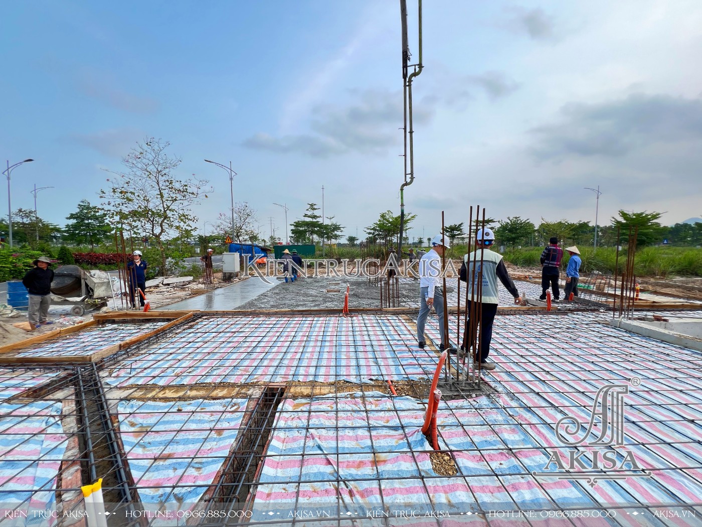 Thi công dự án khách sạn 5 tầng 