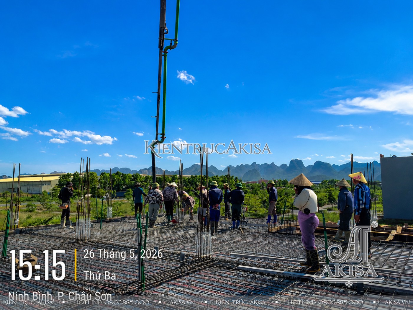 Thi công dự án khách sạn 5 tầng 