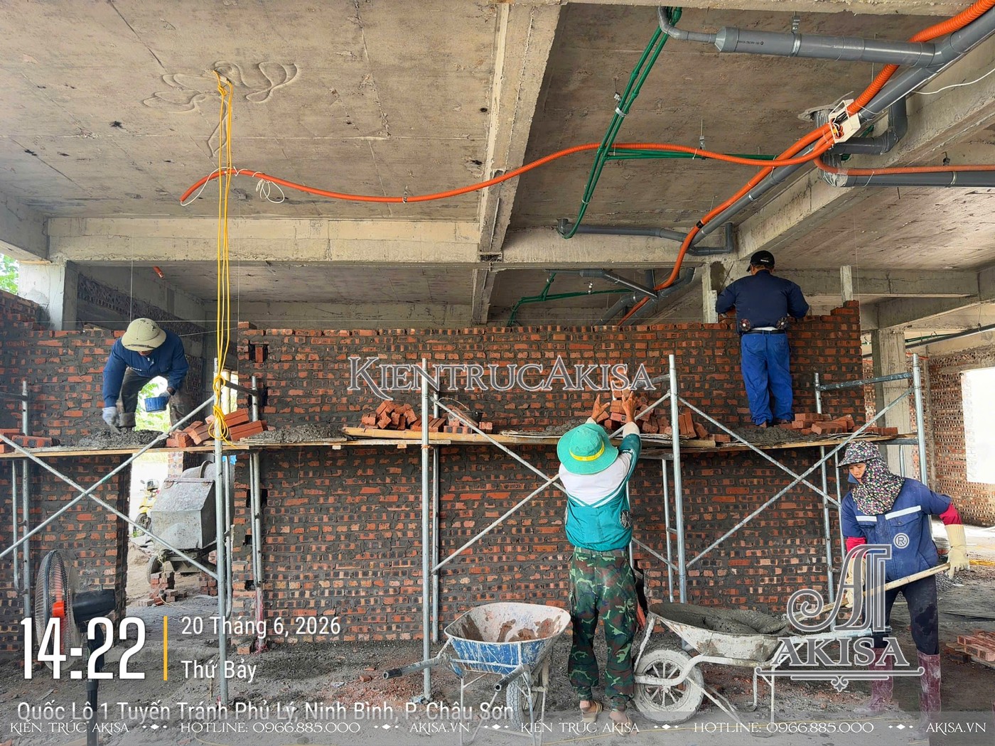 Thi công dự án khách sạn 5 tầng