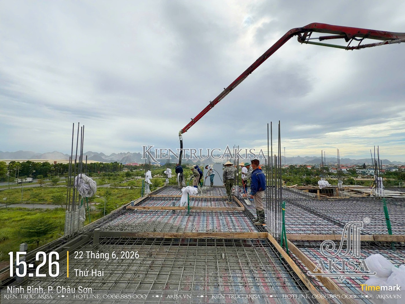 Thi công dự án khách sạn 5 tầng