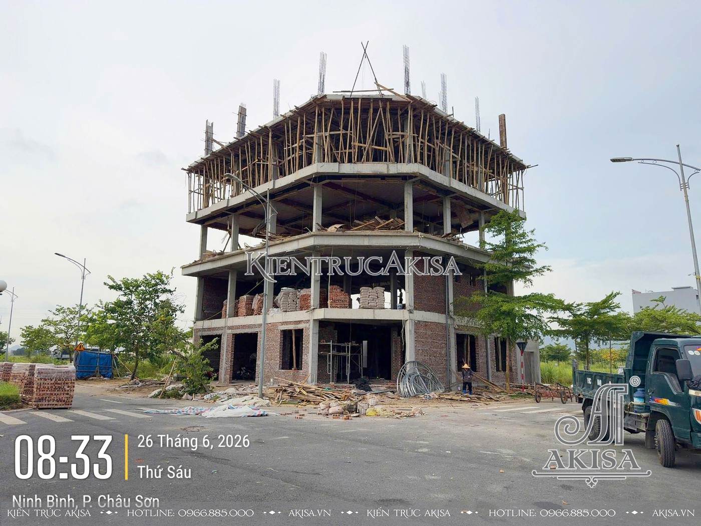 Thi công dự án khách sạn 5 tầng