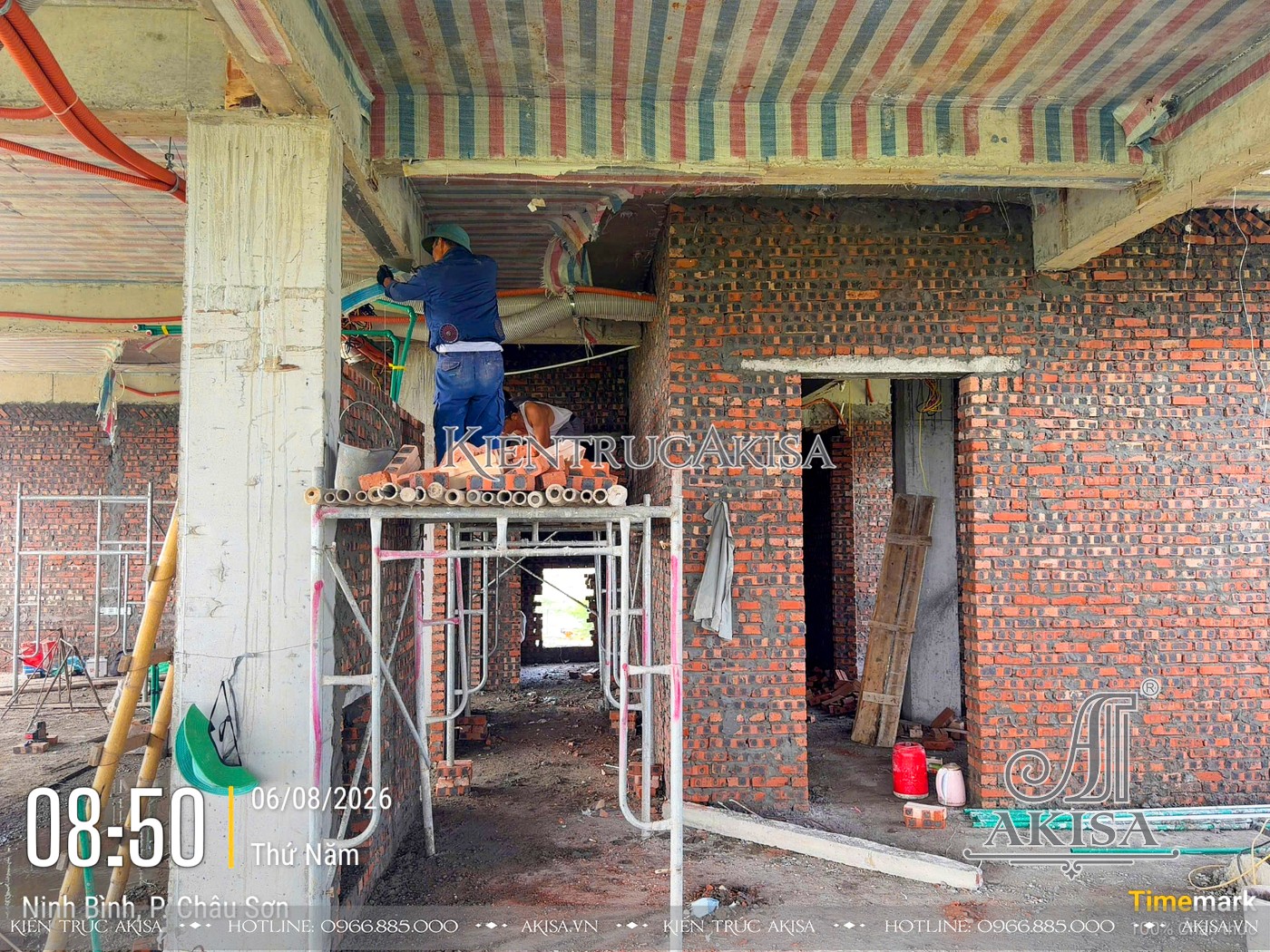 Thi công dự án khách sạn 5 tầng 