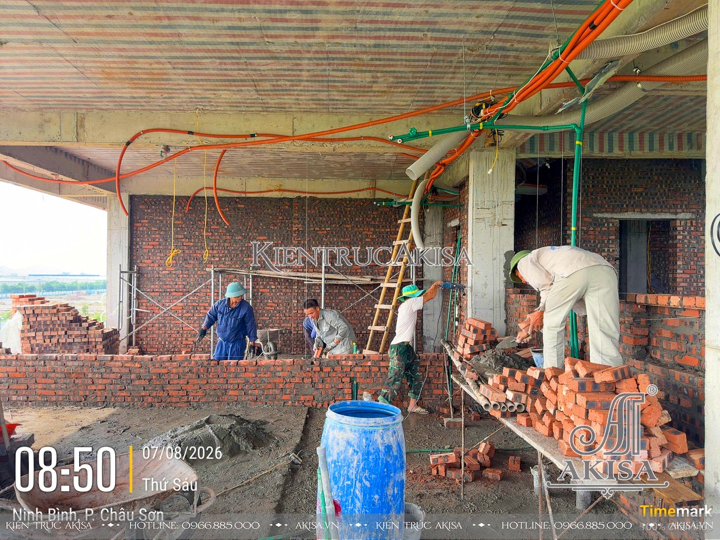Thi công dự án khách sạn 5 tầng 