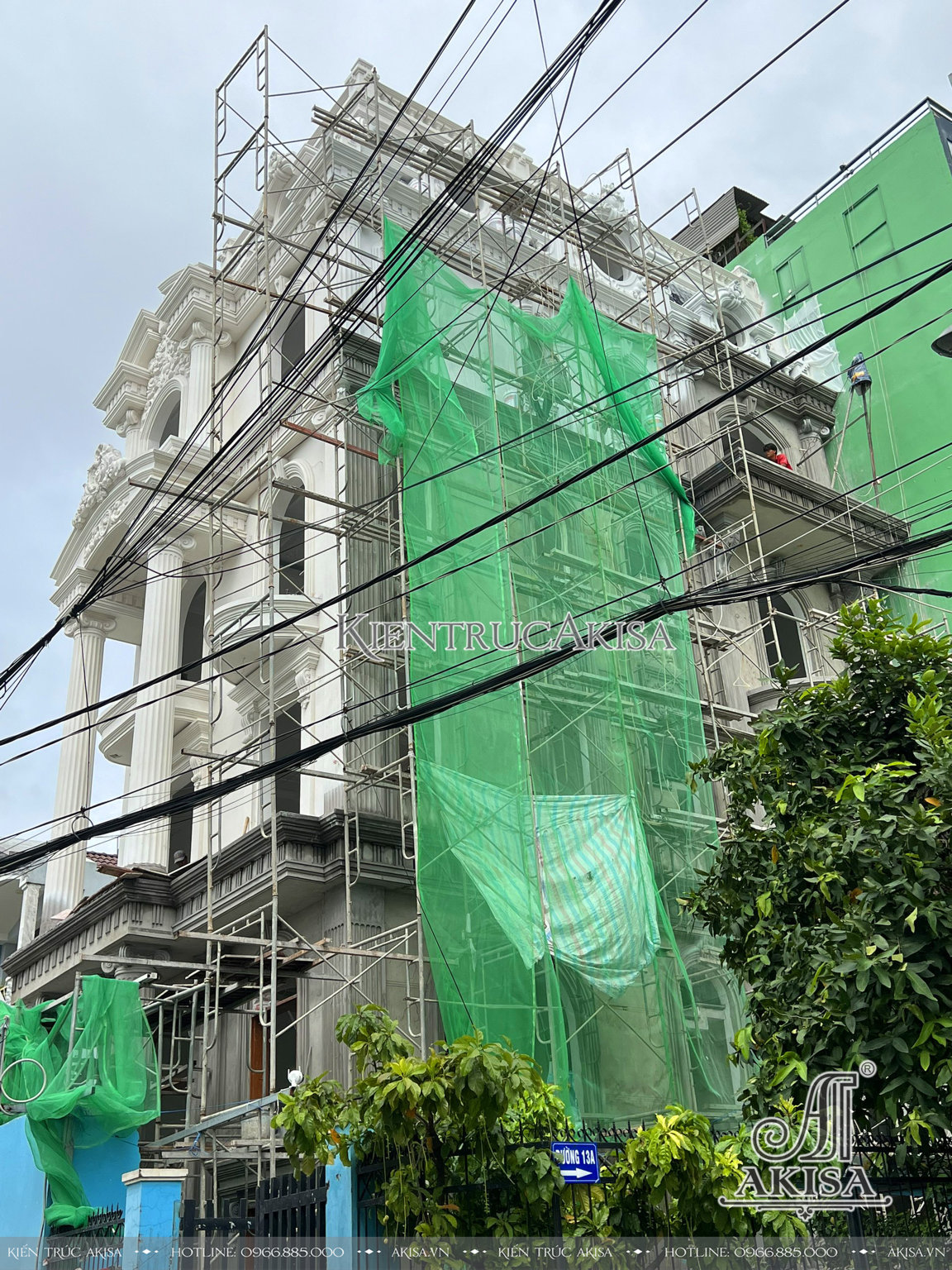 hình ảnh thi công biệt thự 5 tầng tại TP. Hồ Chí Minh
